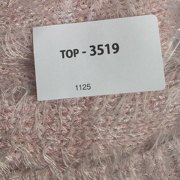 Christopher & Banks Fuzzy Open Vest Blush Pink XL - Picture 7 of 7